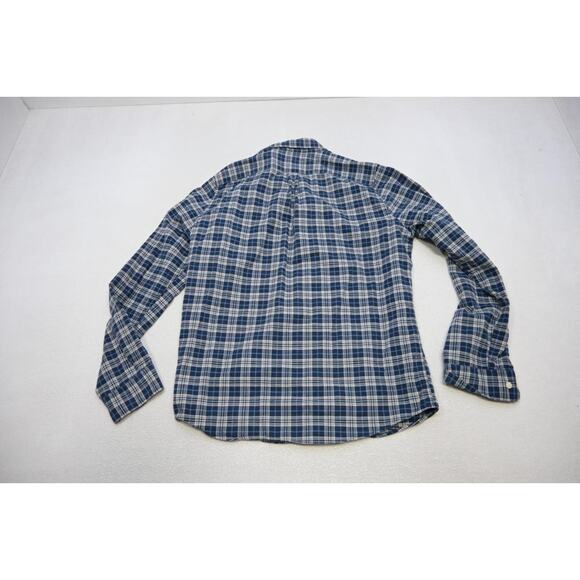 Abercrombie & Fitch Plaid Dress Shirt Muscle Fit Button Up Casual Mens Size XL - Picture 8 of 8